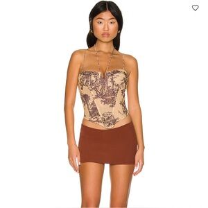 Miaou Aphex Cream Corset // XS